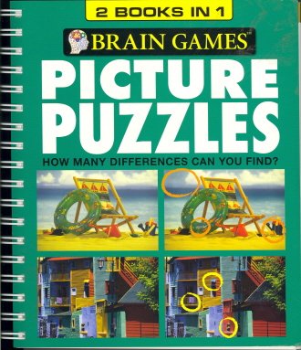 Algopix Similar Product 15 - Brain Games  Picture Puzzles 2 Books