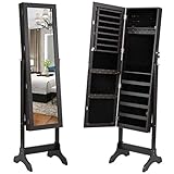Algopix Similar Product 9 - LANGRIA Lockable Jewelry Cabinet