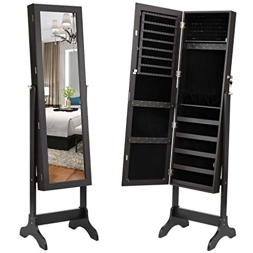 Algopix Similar Product 20 - LANGRIA Lockable Jewelry Cabinet