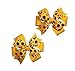 Algopix Similar Product 5 - Yellow Gold Sunflower Toddler Hair Bow