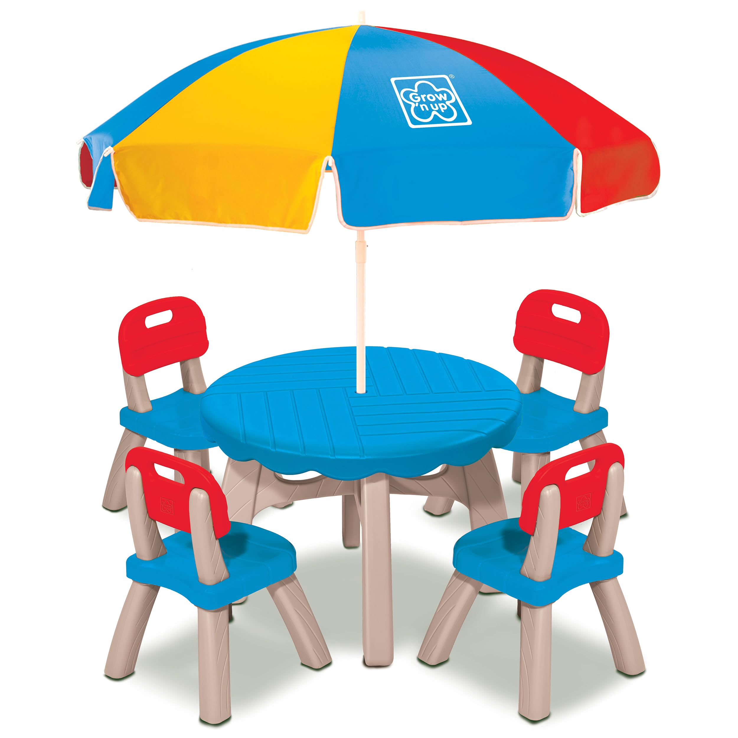 Algopix Similar Product 3 - Grown Up Patio Set with 4 Chairs and