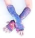 Algopix Similar Product 9 - Galaxy Space Arm Warmers Gloves for