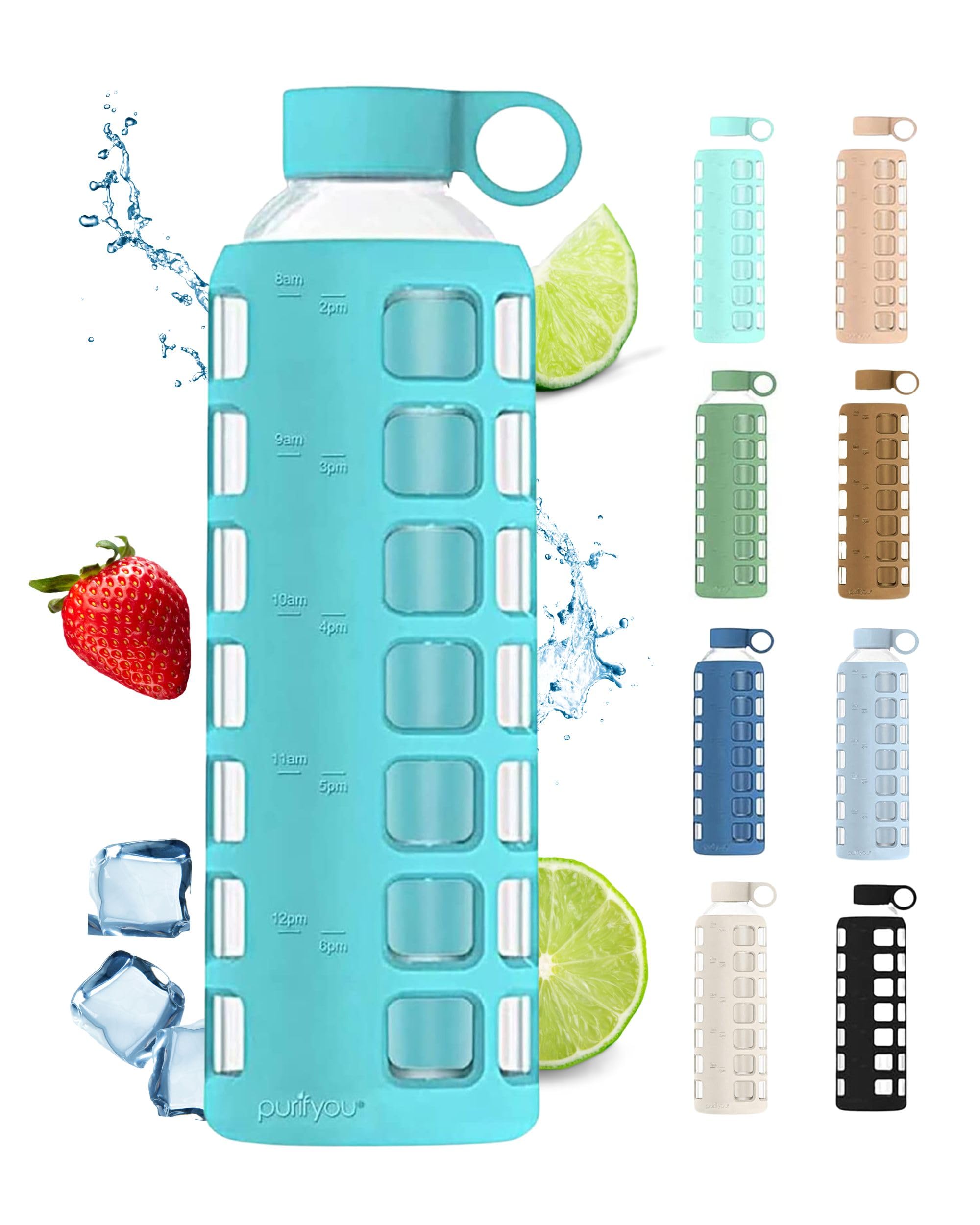 Algopix Similar Product 20 - purifyou 40322212 oz Glass Water
