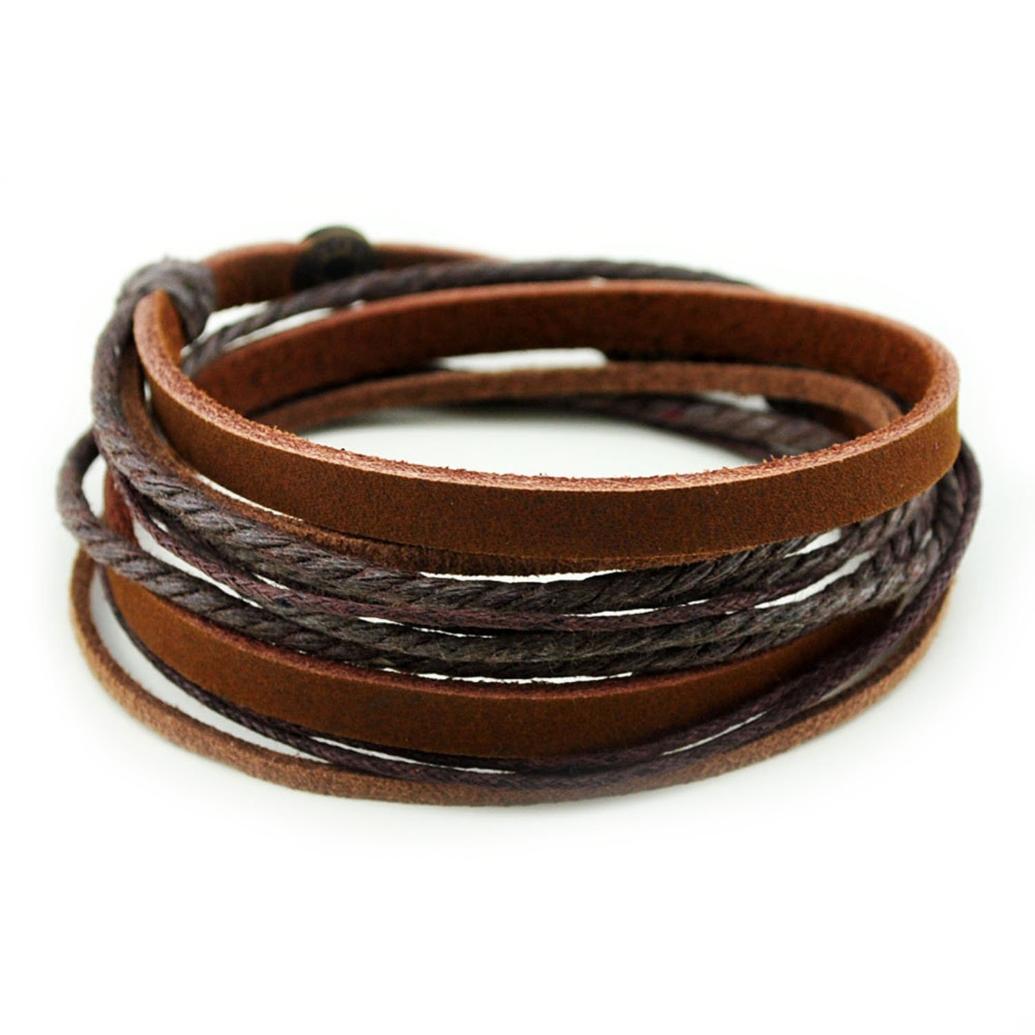 Algopix Similar Product 7 - FRD2Y Genuine Leather Bracelet for