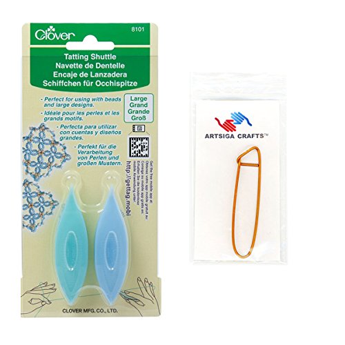 Algopix Similar Product 17 - Clover Plastic Tatting Shuttles