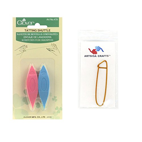Algopix Similar Product 9 - Clover Plastic Tatting Shuttles