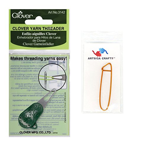 Algopix Similar Product 9 - Clover Needlecraft Yarn Threader Bundle