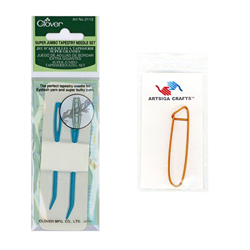 Algopix Similar Product 15 - Clover Jumbo Tapestry Bent Tip Needles