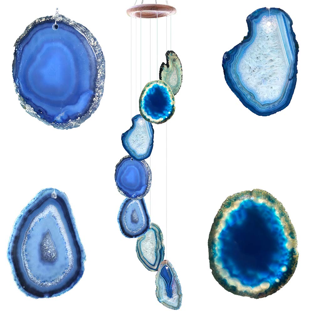 Algopix Similar Product 19 - Wind Chime  Unique and Beautiful Agate
