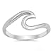 Algopix Similar Product 20 - Wave Polished Cute Fashion Ring New