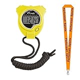 Algopix Similar Product 8 - Champion Sports Stop Watch Yellow