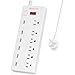 Algopix Similar Product 11 - HITRENDS Surge Protector Power Strip 6