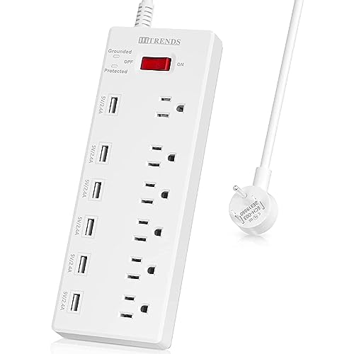 Algopix Similar Product 18 - HITRENDS Surge Protector Power Strip 6