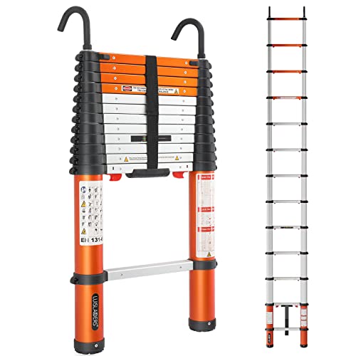 Algopix Similar Product 11 - LUISLADDERS Aluminum Telescoping Ladder