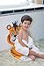 Algopix Similar Product 2 - Baby Bath Time Drying Mat Tiger 