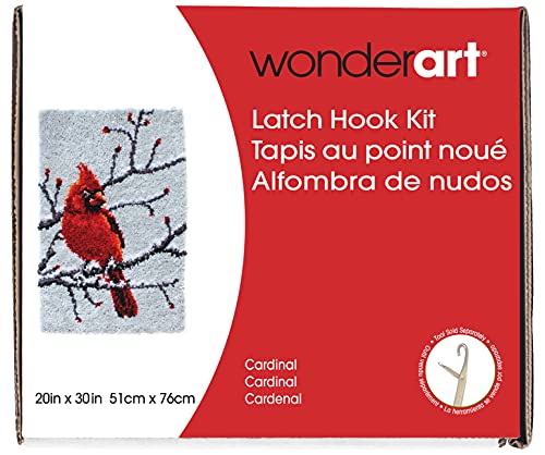 Algopix Similar Product 5 - Wonderart Classics Cardinal Latch Hook