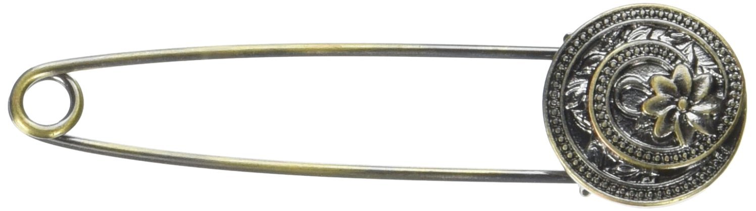 Algopix Similar Product 13 - Dritz Loran 40015 Shawl Pin with Flower
