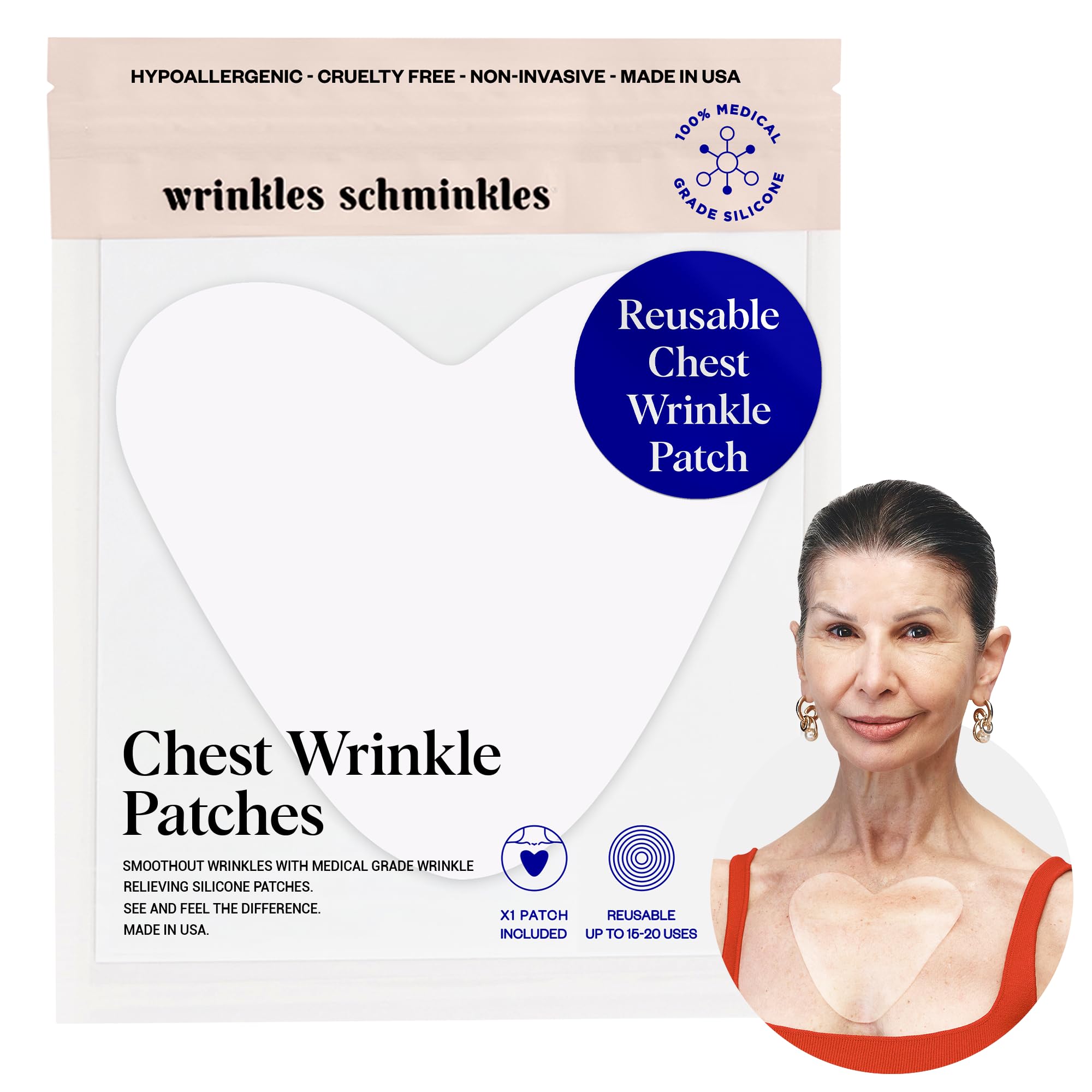 Algopix Similar Product 6 - Wrinkles Schminkles Chest Wrinkle Patch