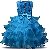 Algopix Similar Product 12 - NNJXD Girl Dress Kids Ruffles Lace