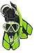 Algopix Similar Product 6 - Cressi Bonete Set, Lime, S/M