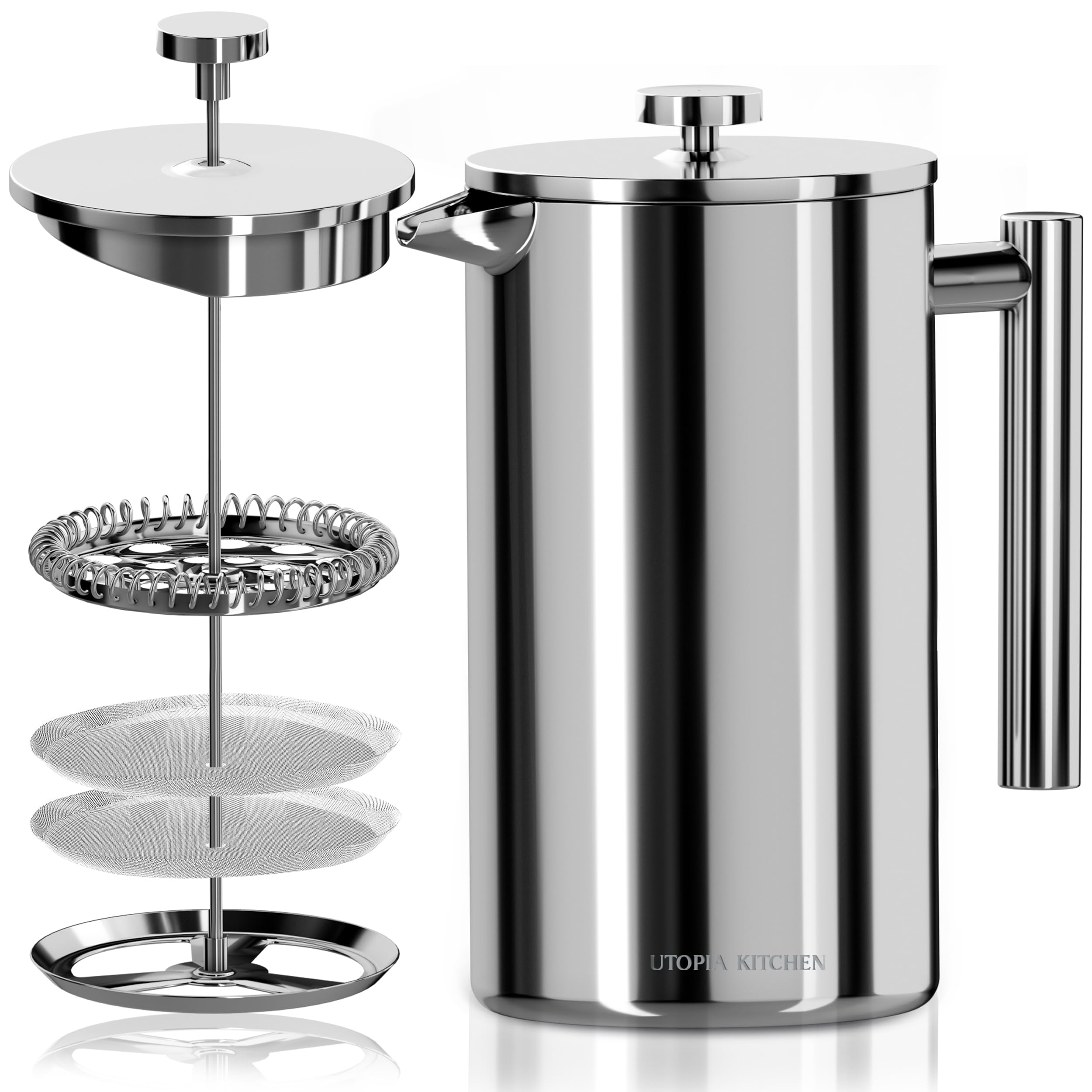Algopix Similar Product 5 - Utopia Kitchen French Press Coffee