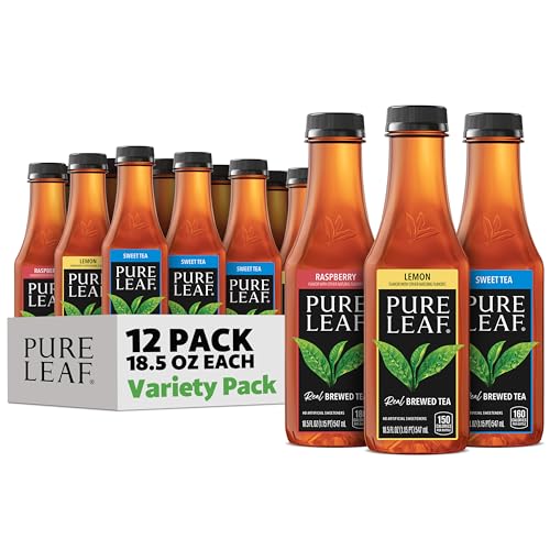 Algopix Similar Product 12 - Pure Leaf Iced Tea Sweetened 3 Flavor