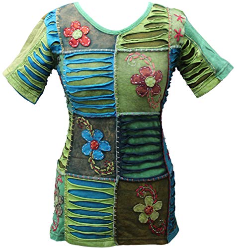 Algopix Similar Product 17 - Women Patchwork Body Fit Vest Blouse