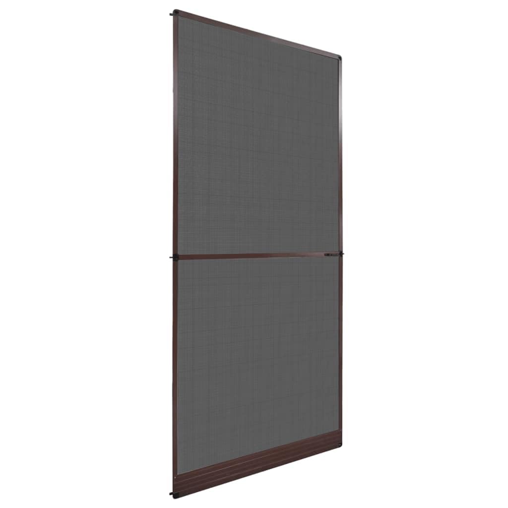 Algopix Similar Product 11 - Brown Hinged Insect Screen for Doors