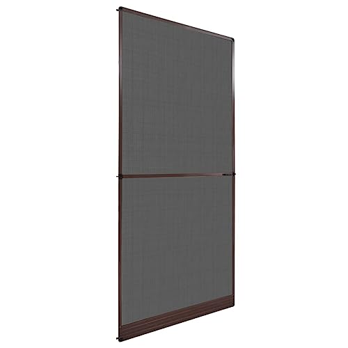 Algopix Similar Product 1 - Brown Hinged Insect Screen for Doors