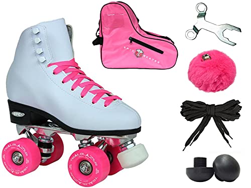 Algopix Similar Product 16 - Epic Skates Epic White and Pink Classic