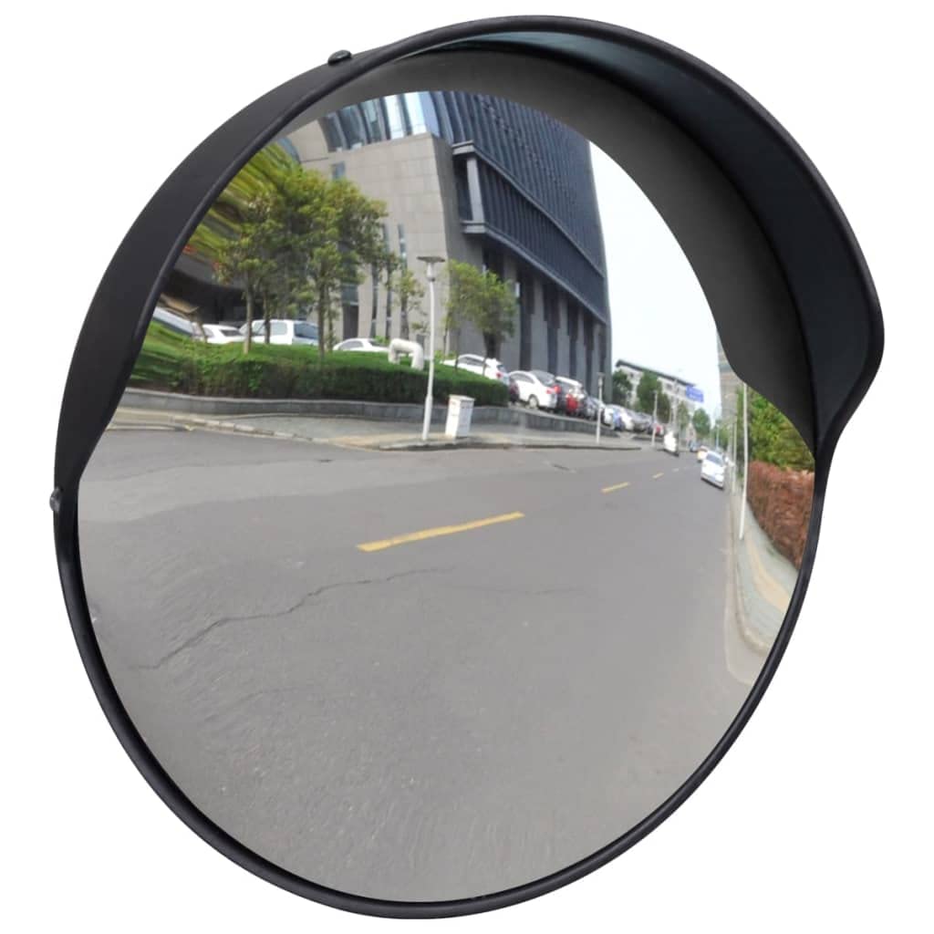 Algopix Similar Product 14 - vidaXL Black Plastic Convex Outdoor