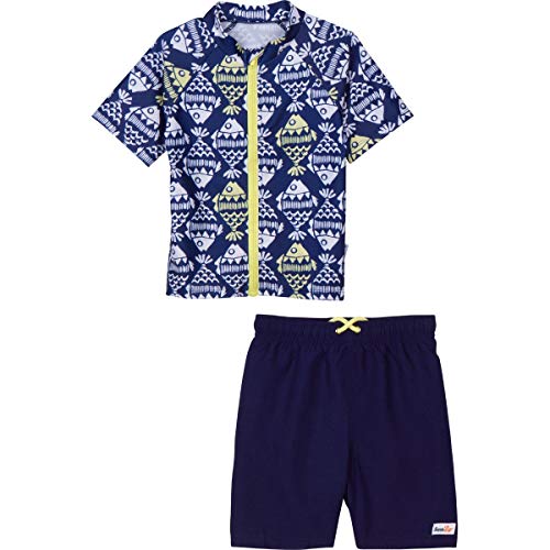 Algopix Similar Product 4 - SwimZip Baby Boy Zipper Short Sleeve