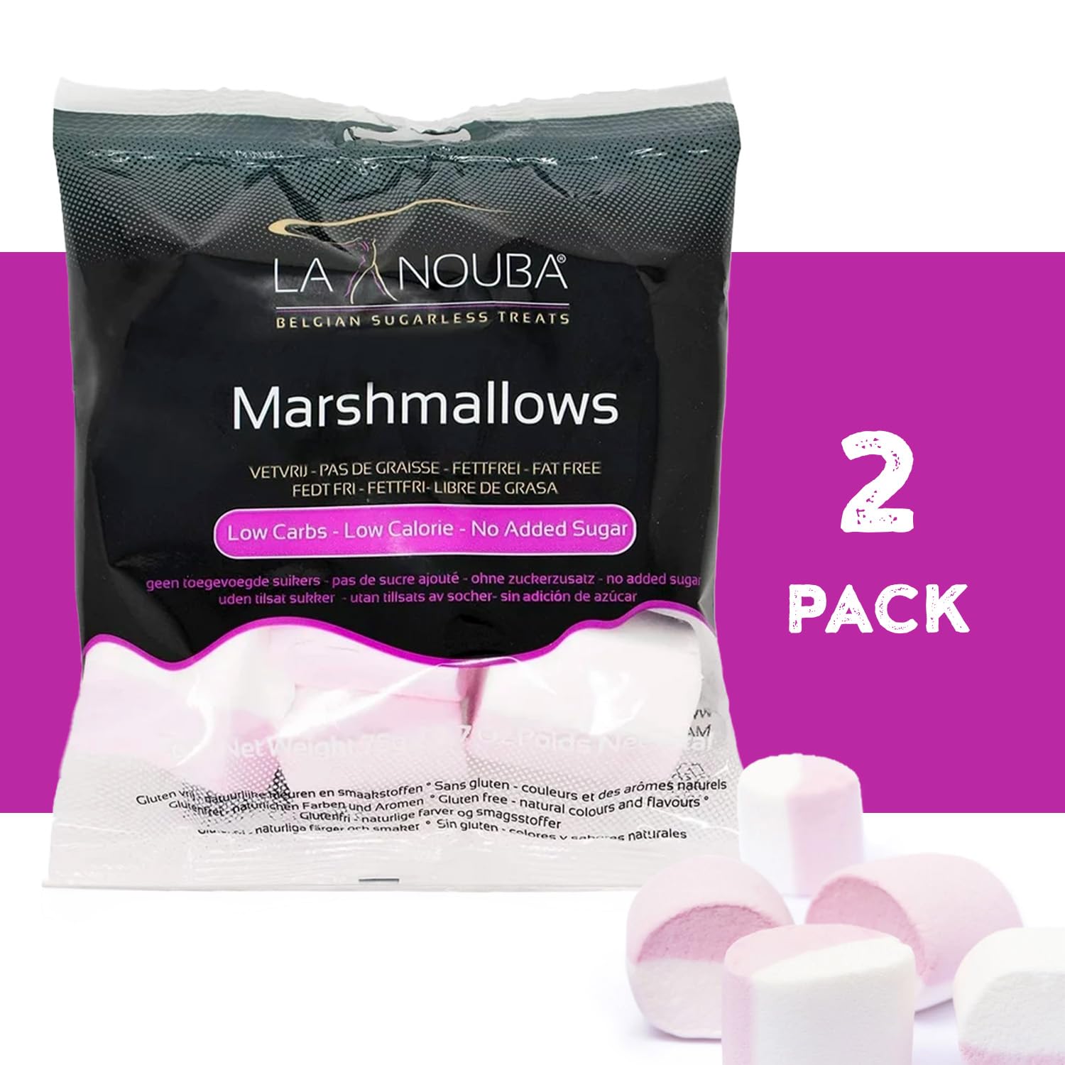Algopix Similar Product 2 - La Nouba SugarFree Marshmallows  2