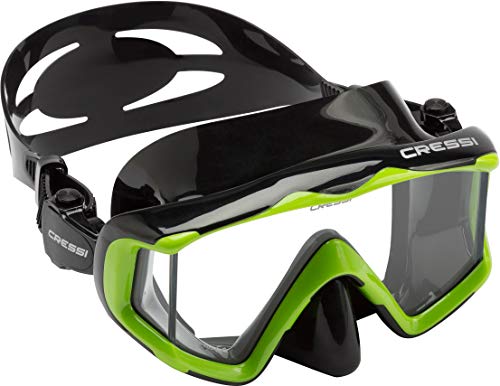 Algopix Similar Product 14 - CRESSI Pano 3, Black/Lime