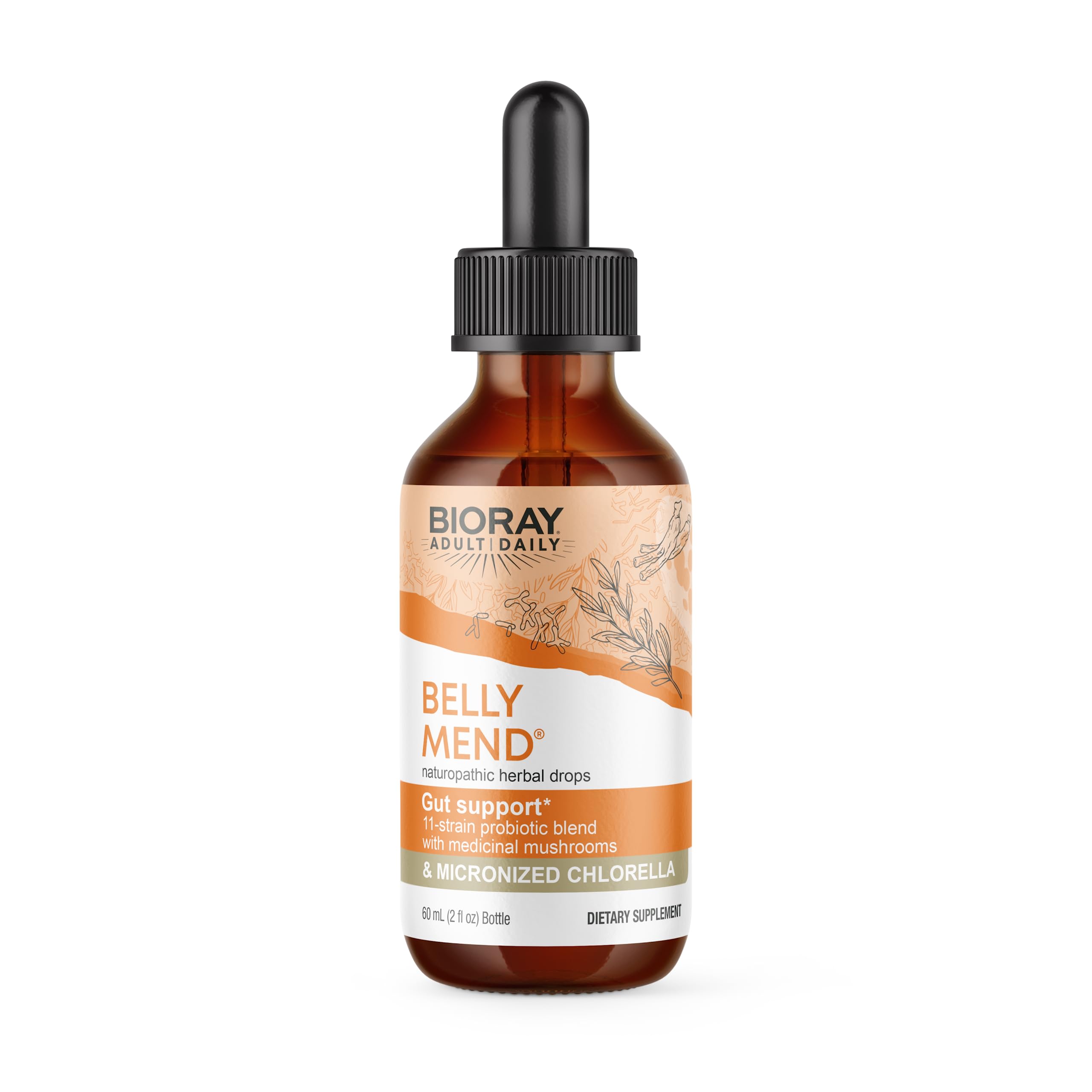 Algopix Similar Product 9 - BIORAY Daily Belly Mend  2 fl oz 
