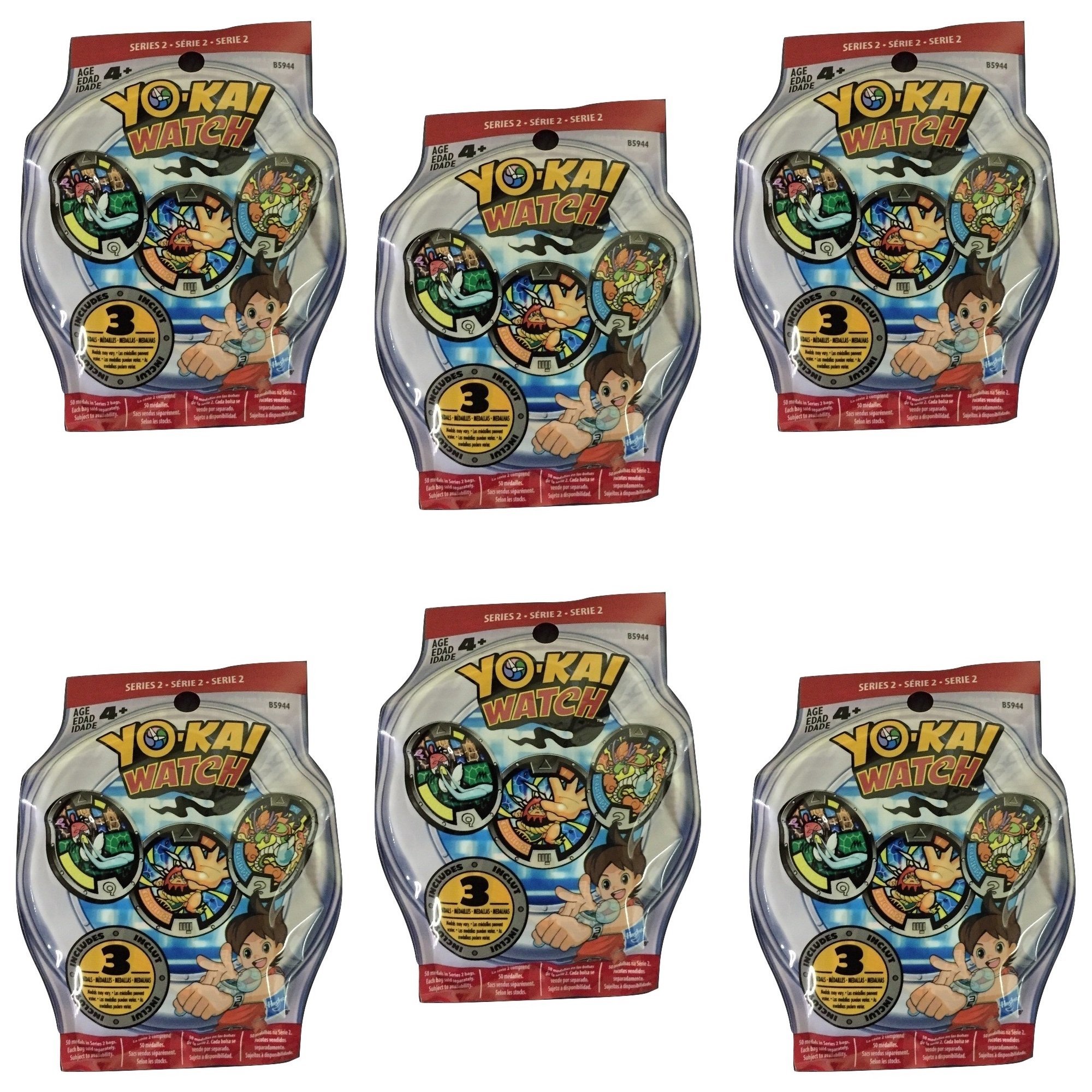 Algopix Similar Product 12 - YoKai Series 2 Medals Six Blind Bags