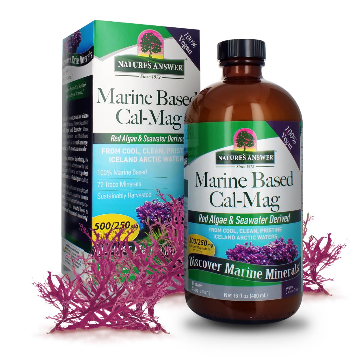 Algopix Similar Product 13 - Natures Answer Marine Based Calcium