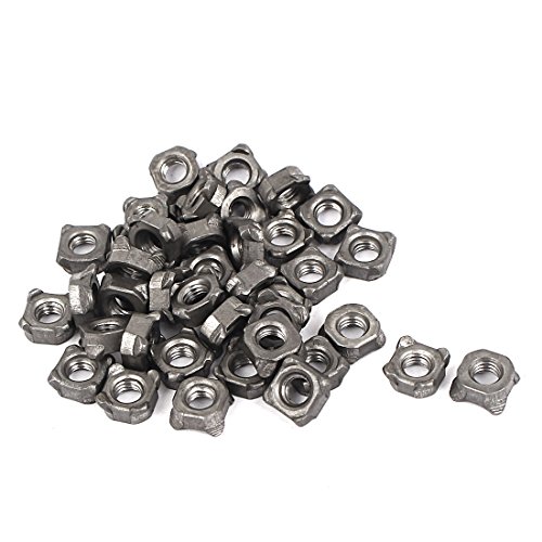 Algopix Similar Product 5 - uxcell Weld NutsM5 Square UNC Coarse