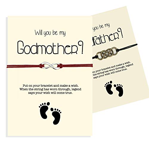 Algopix Similar Product 19 - Will you be my godparents gift set of