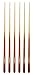 Algopix Similar Product 14 - HANS DELTA Set of 6 Pool Cues New 57