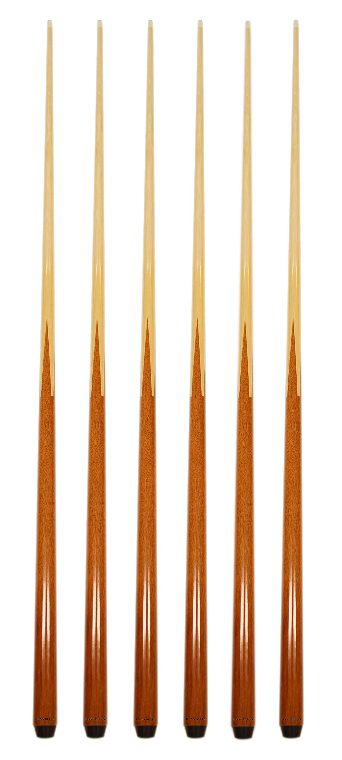 Algopix Similar Product 9 - HANS DELTA Set of 6 Pool Cues New 57