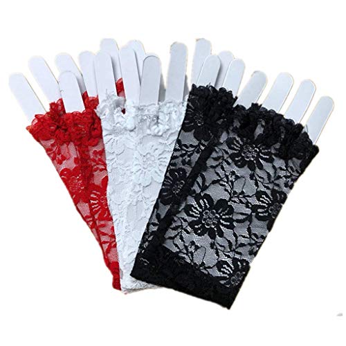 Algopix Similar Product 16 - DreamHigh Women Wrist Length Lace Half