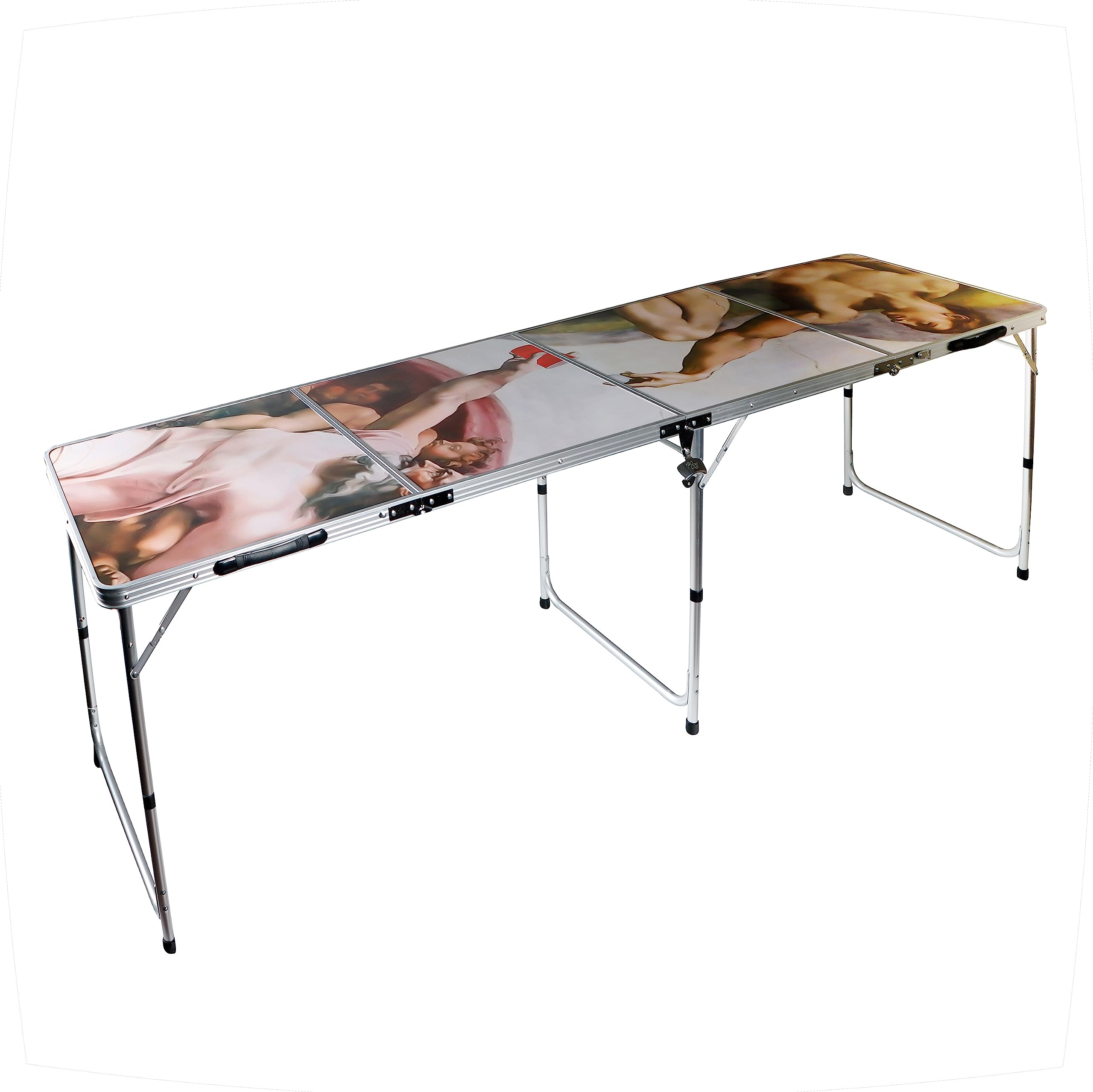 Algopix Similar Product 14 - 8 Folding Beer Pong Table with Bottle