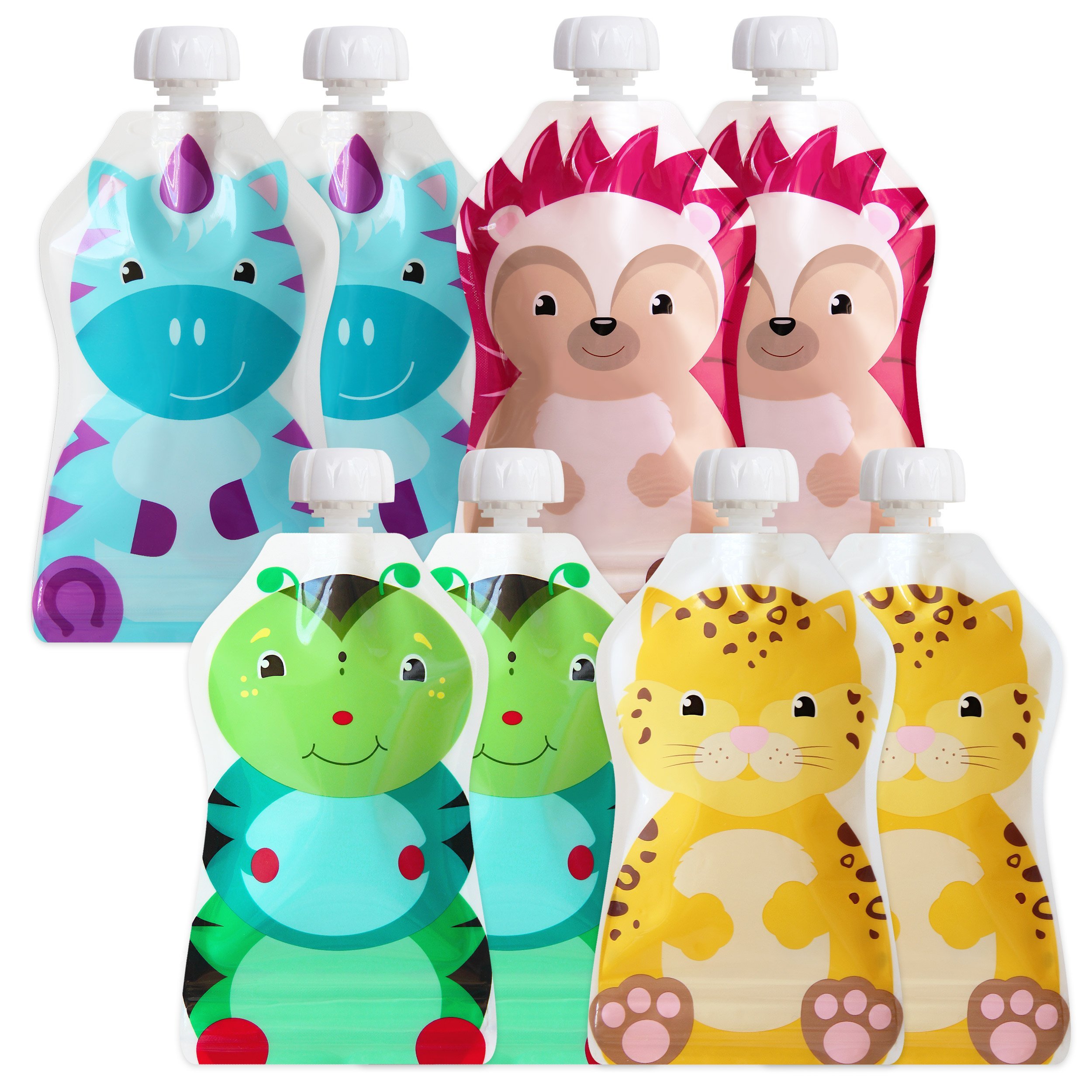 Algopix Similar Product 20 - ChooMee Reusable Baby Food Pouches 