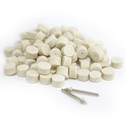 Algopix Similar Product 14 - 100pcs 12 13mm Shank Wool Felt