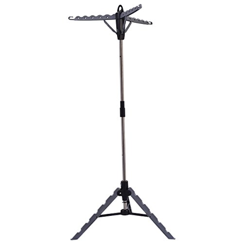 Algopix Similar Product 5 - TANGKULA Tripod Rack Clothes Hanger