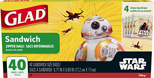 Algopix Similar Product 5 - Glad Zipper Food Storage Bags  Star
