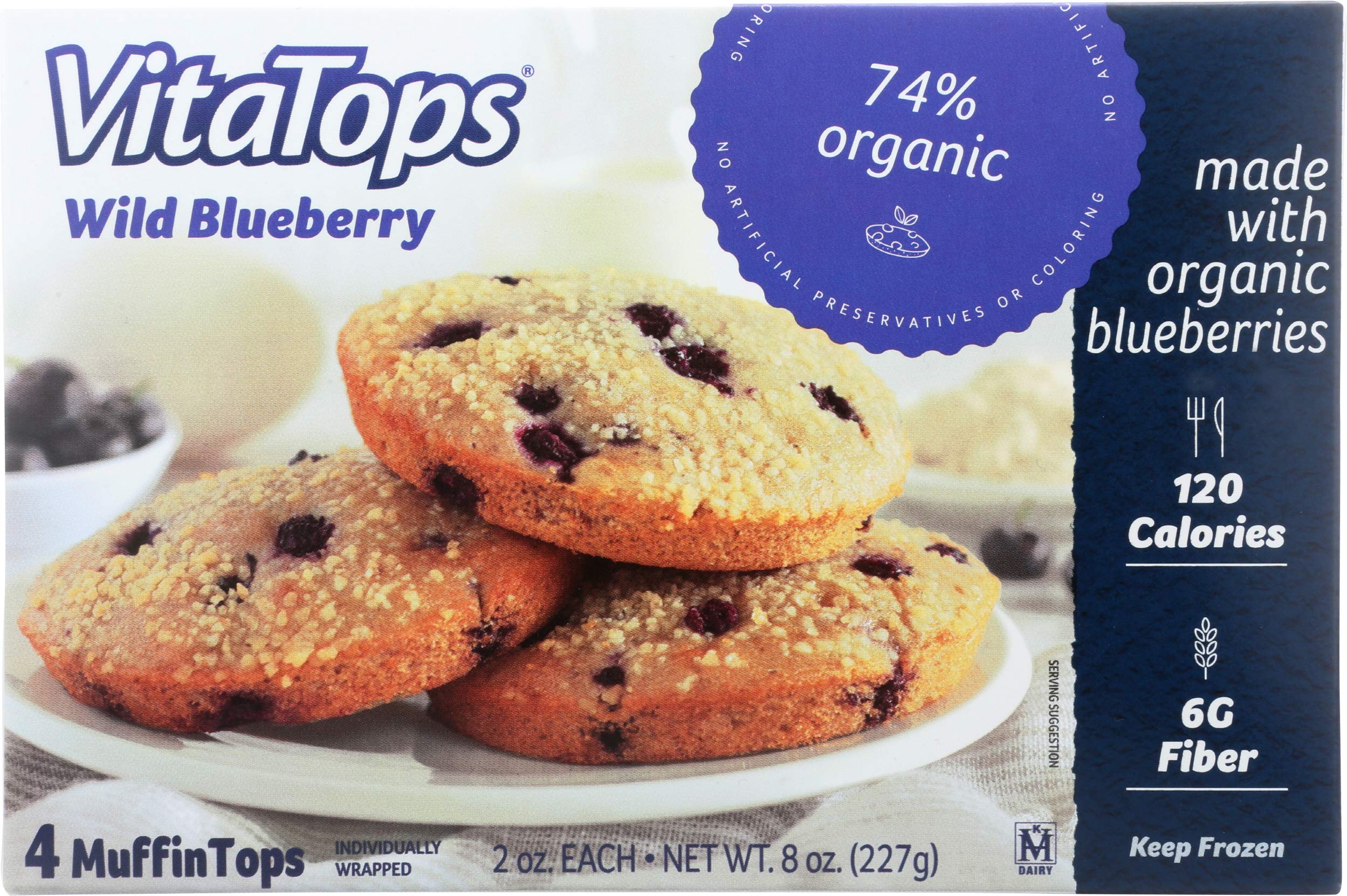 Algopix Similar Product 3 - Vitalicious Vitatops Wild Blueberry 8