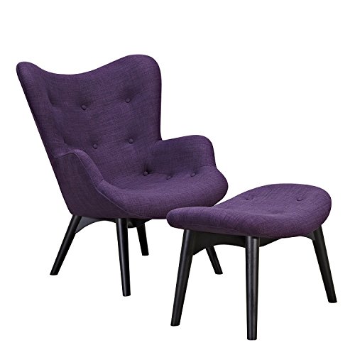 Algopix Similar Product 7 - NyeKoncept Aiden Chair in Plum Purple