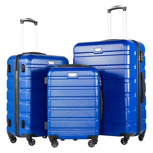Algopix Similar Product 14 - Coolife Luggage Set Lightweight